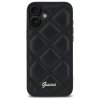 Guess GUHCP16SPSQSQSK iPhone 16 6.1 czarny/black hardcase Quiled Metal Logo
